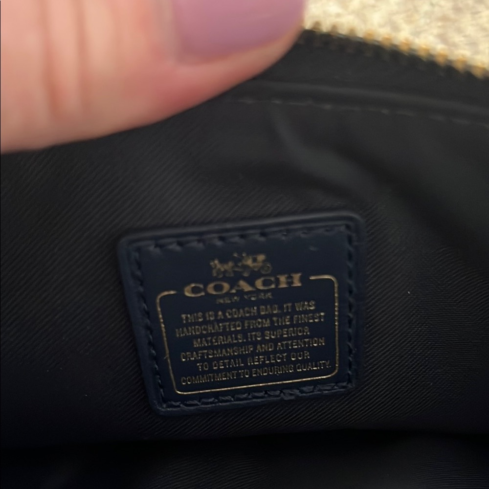 Coach Black Leather wristlets